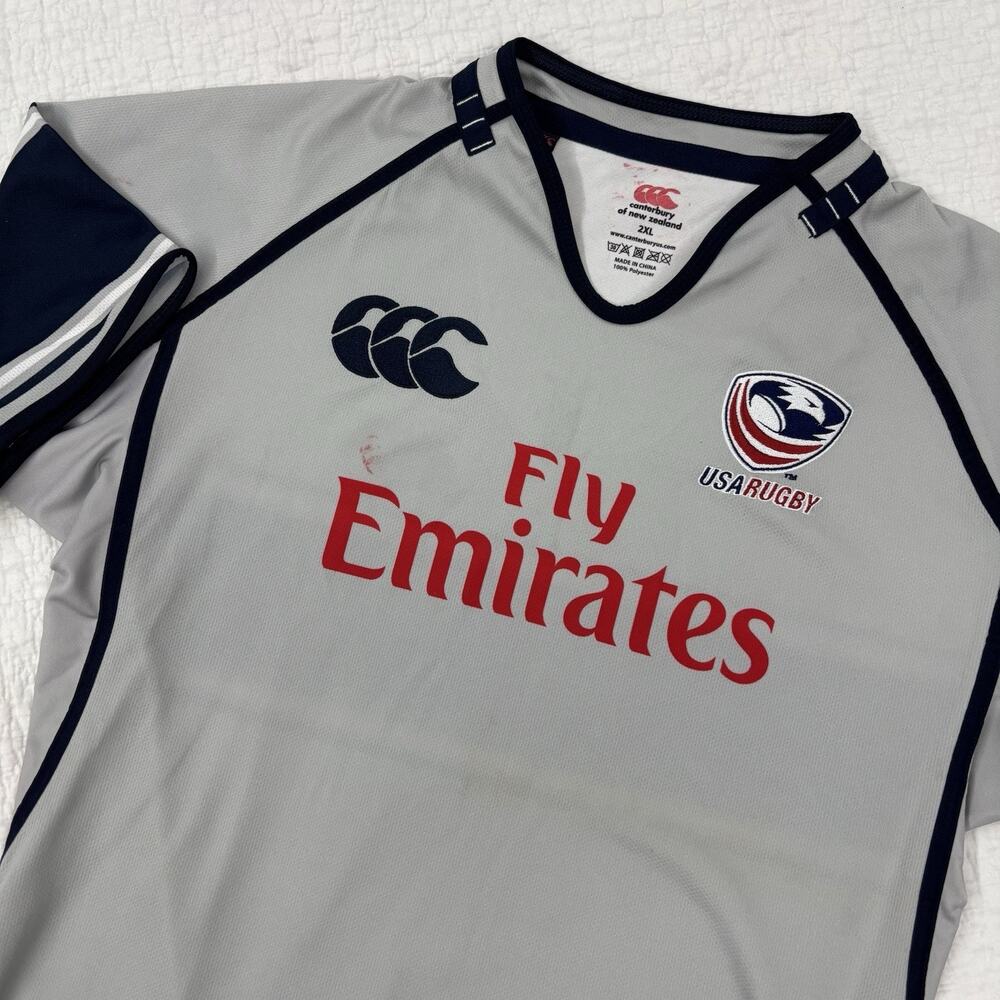 Canterbury USA Rugby Jersey Men’s Size XXL Shirt Union Fly Emirates